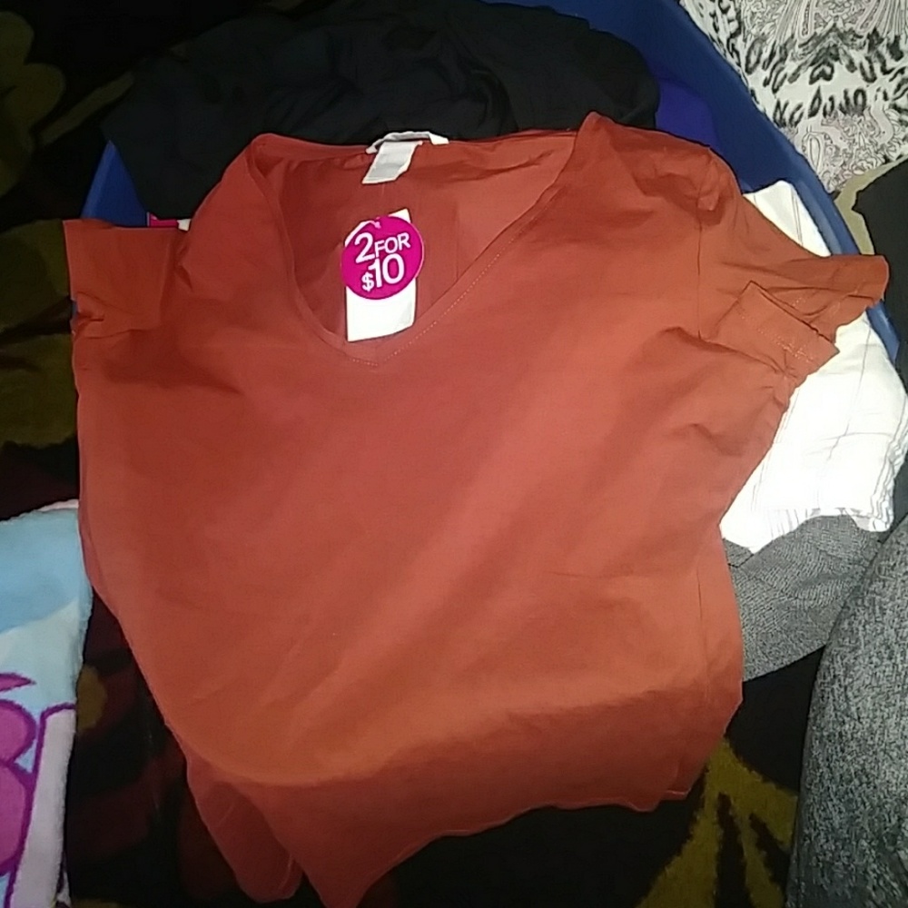 Large ..Burnt Orange T-shirt